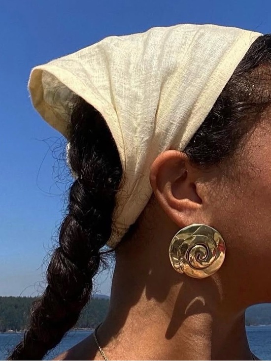 Boheme Accessories - Boheme Goods The Bandana in Straw Linen OS